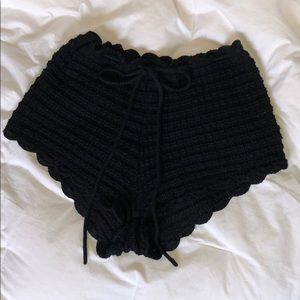 Cheeky nasty gal crochet shorts!
